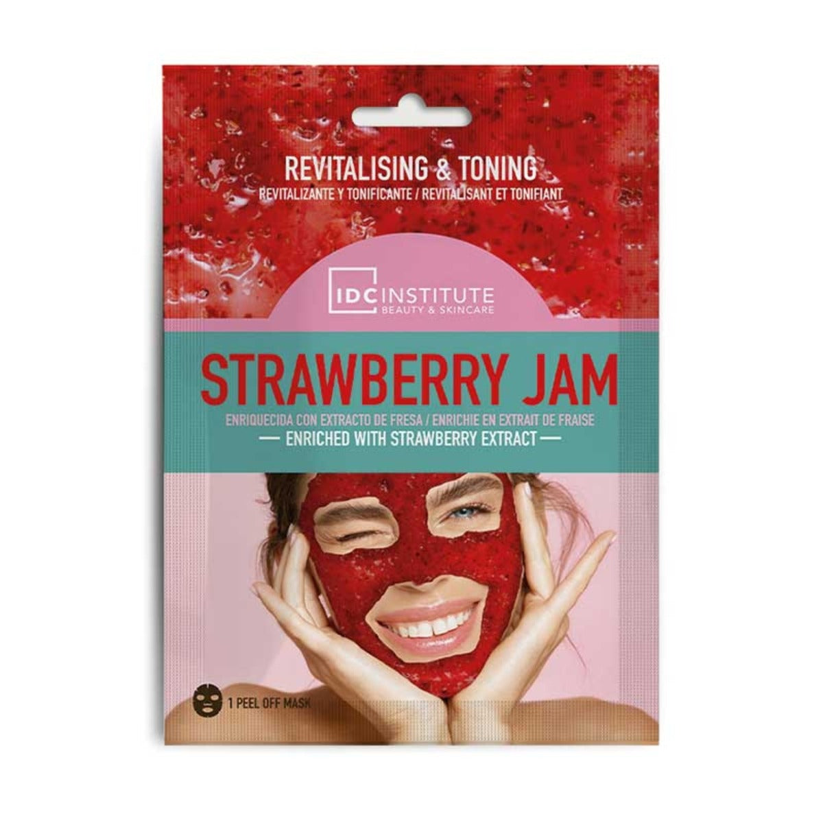 Strawberry Jam Peel Off Mask Rejuvenating & Toning Mask