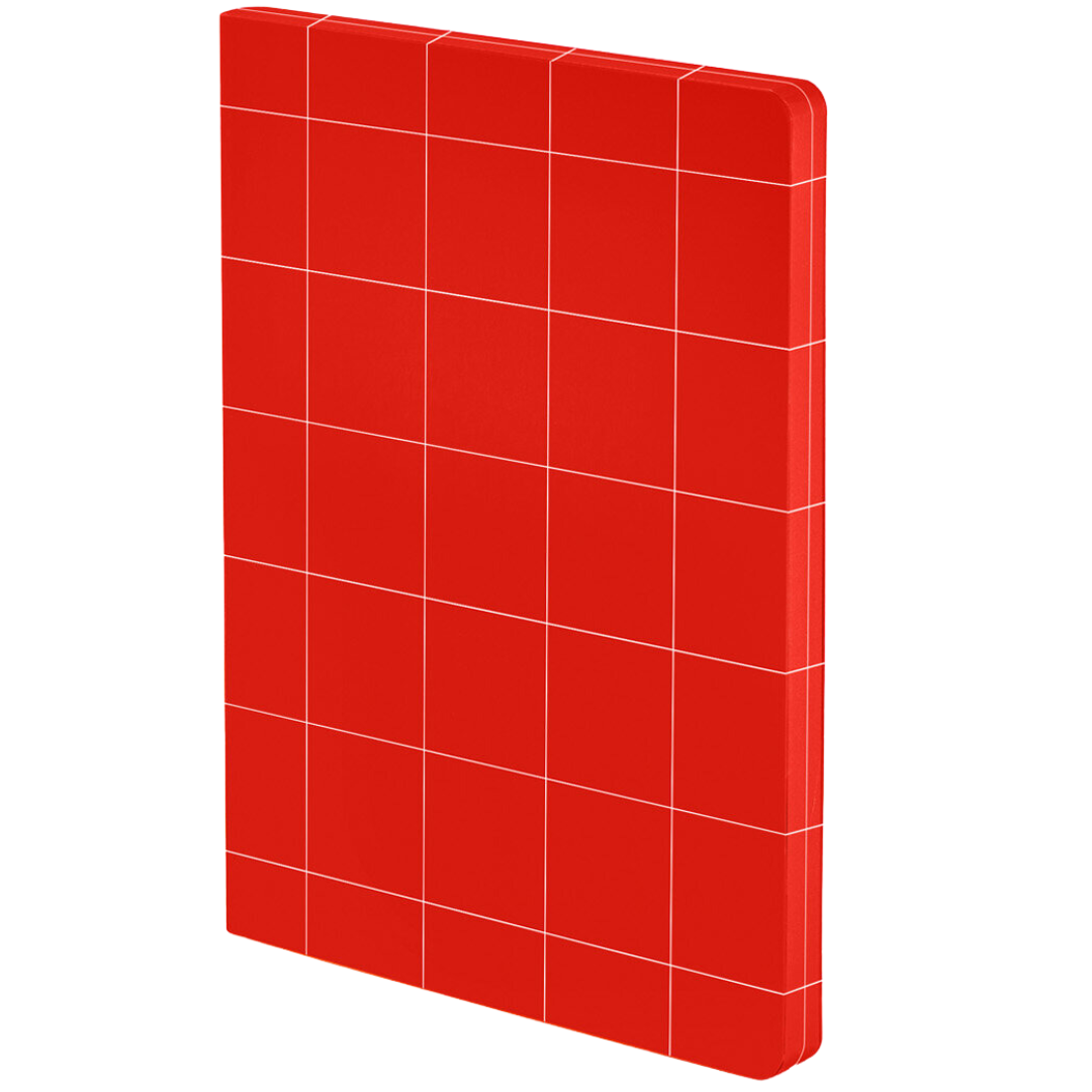 Nuuna Break The Grid Notebook Large Red SOOP nuuna-break-the-grid-notebook-large-red-soop