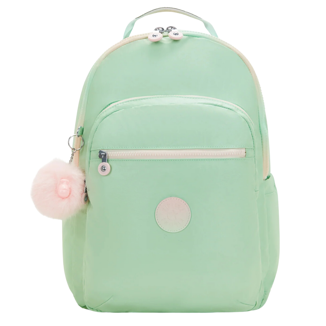 Kipling Seoul Lap Backpack | Soft Green