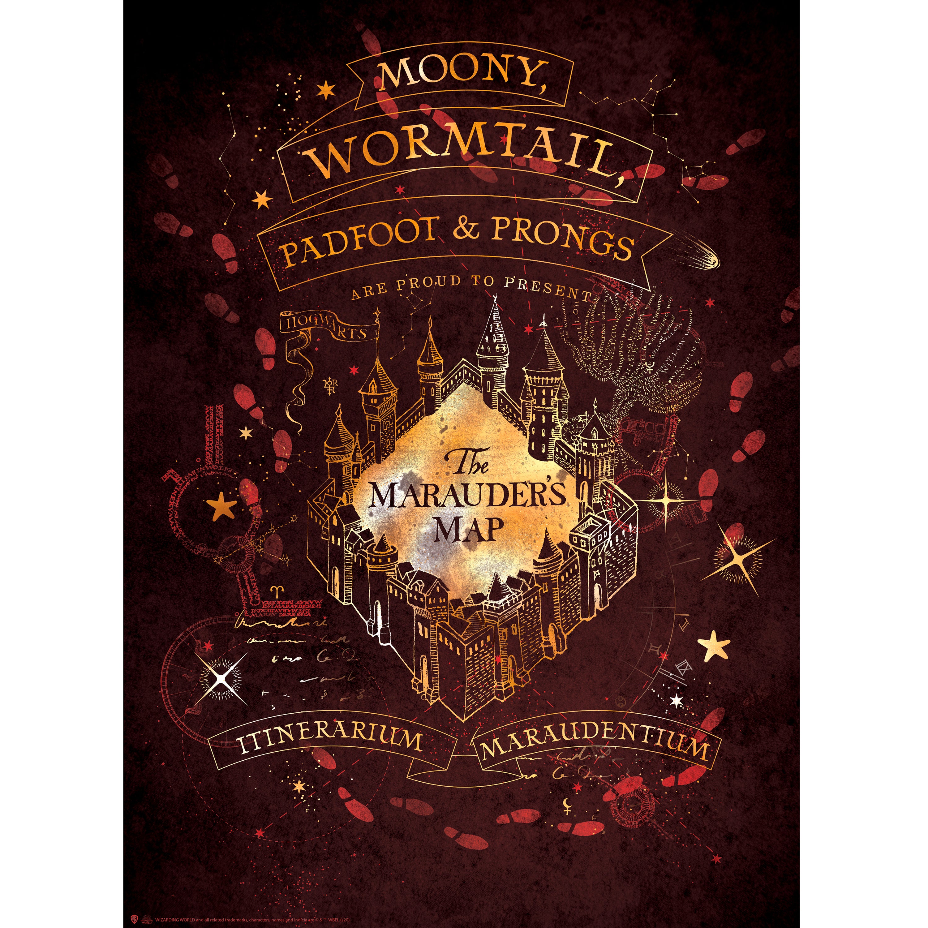 Set 2 Chibi Posters - Blason & Maraudeurs