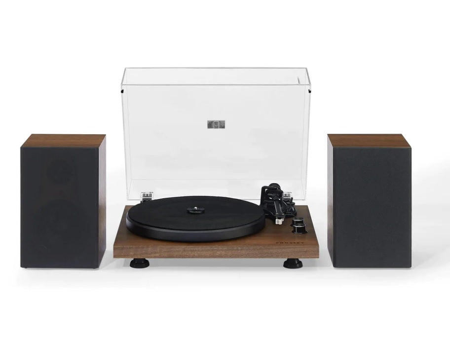 Crosley C62 Bluetooth Record Player With Speakers - Walnut
