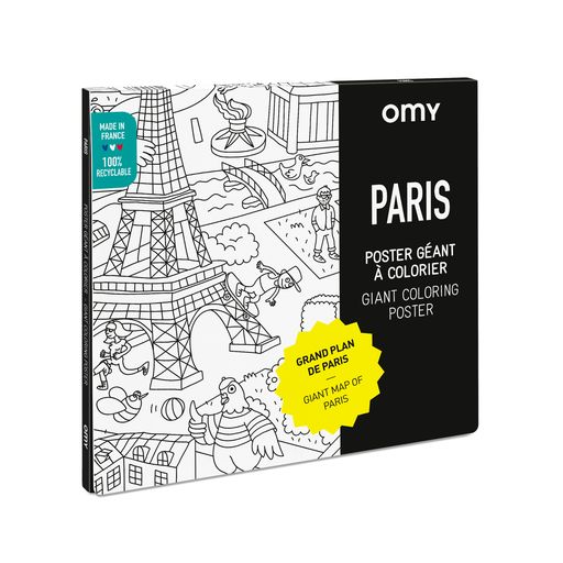 OMY Giant Coloring Poster | Paris