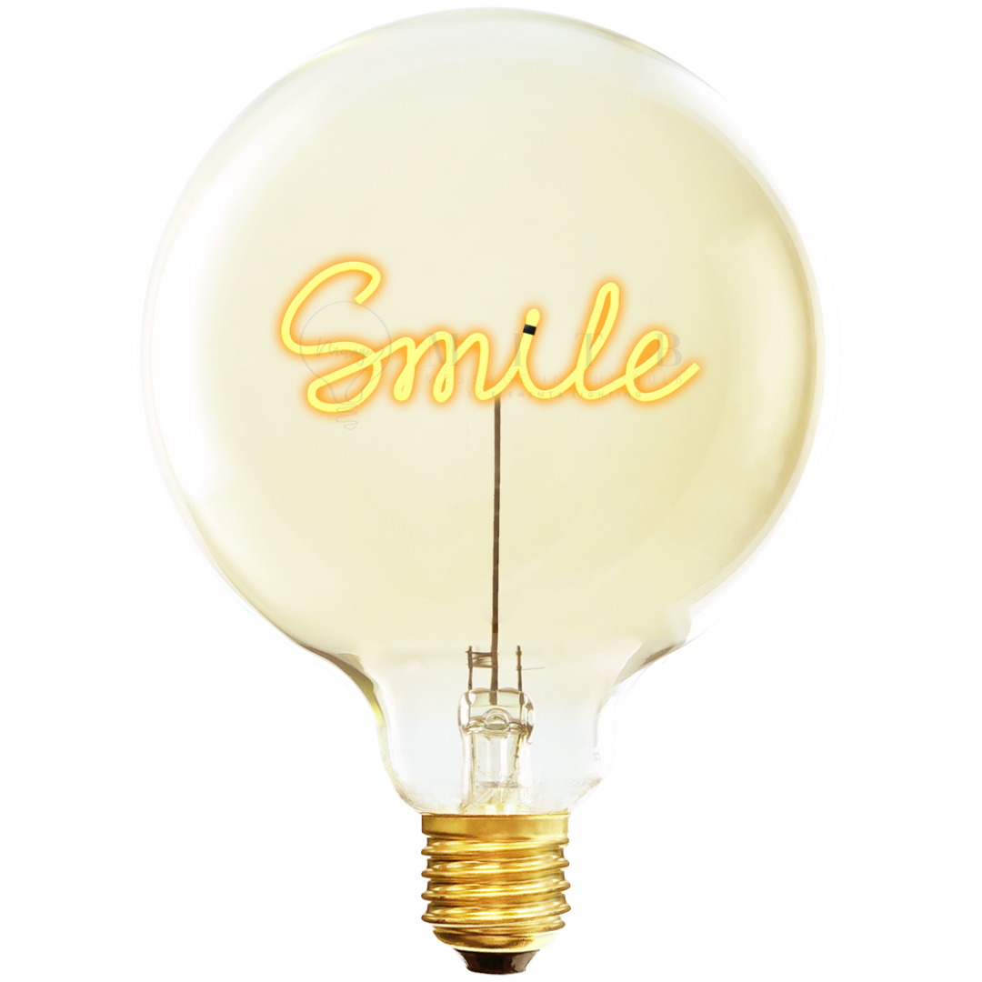 Decorative Light Bulb | Smile