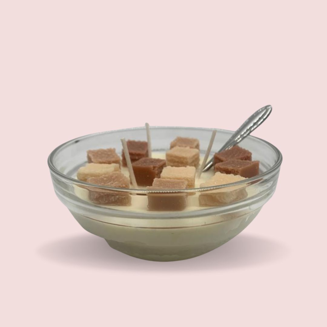 Cereal Bowl Candle Jar