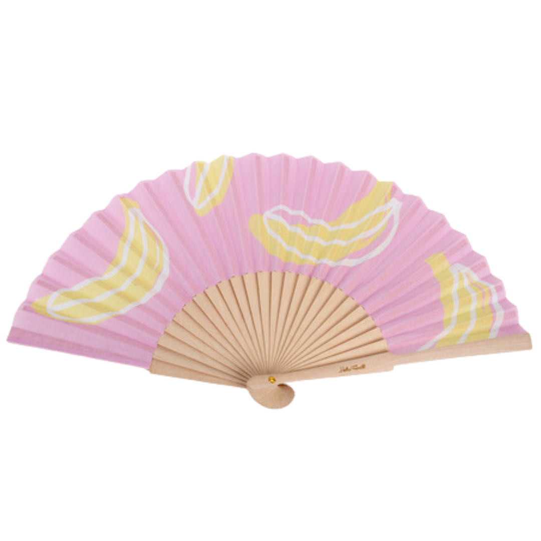 Textile Hand Fan | Banana