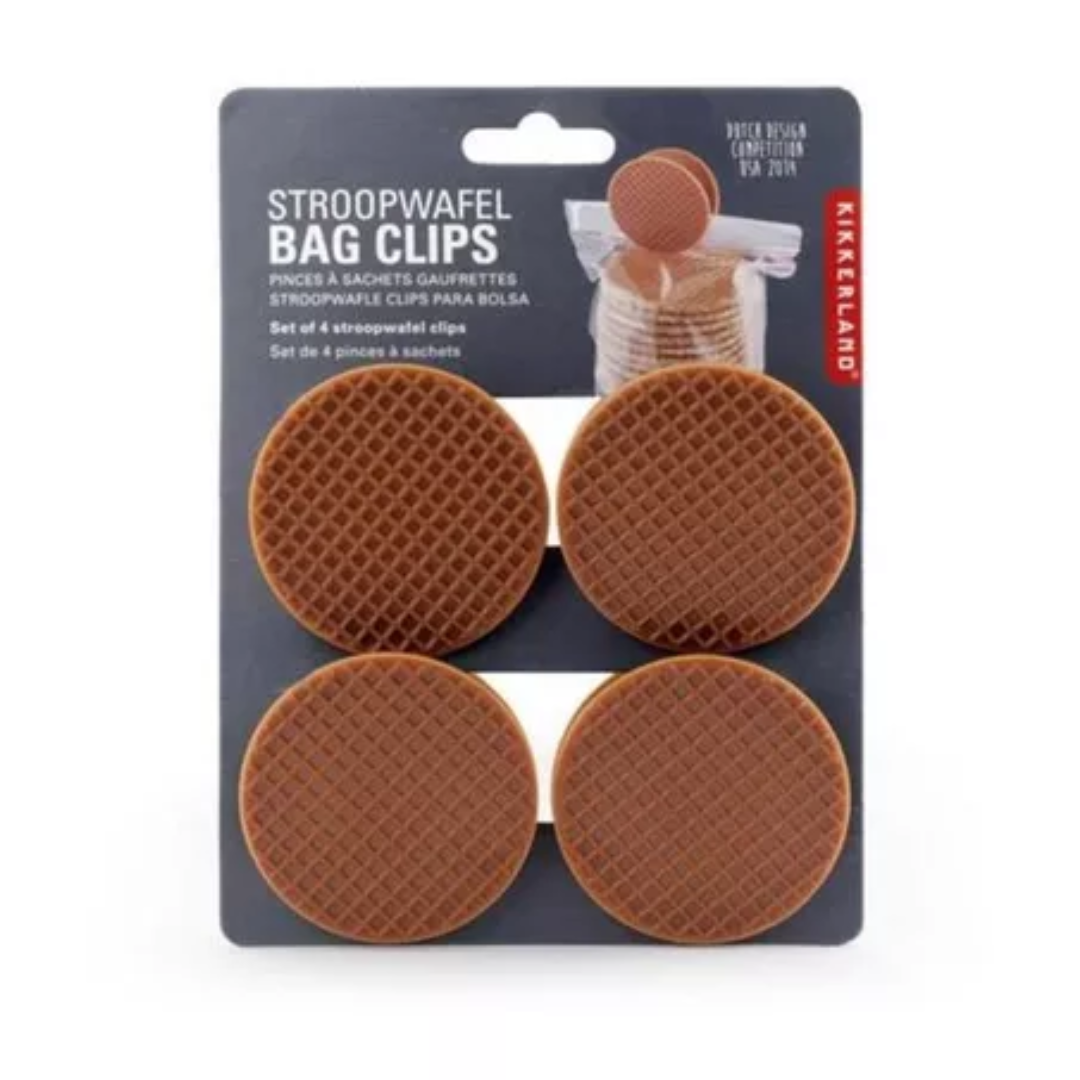 Bag Clips Set of 4 | Stroopwafel