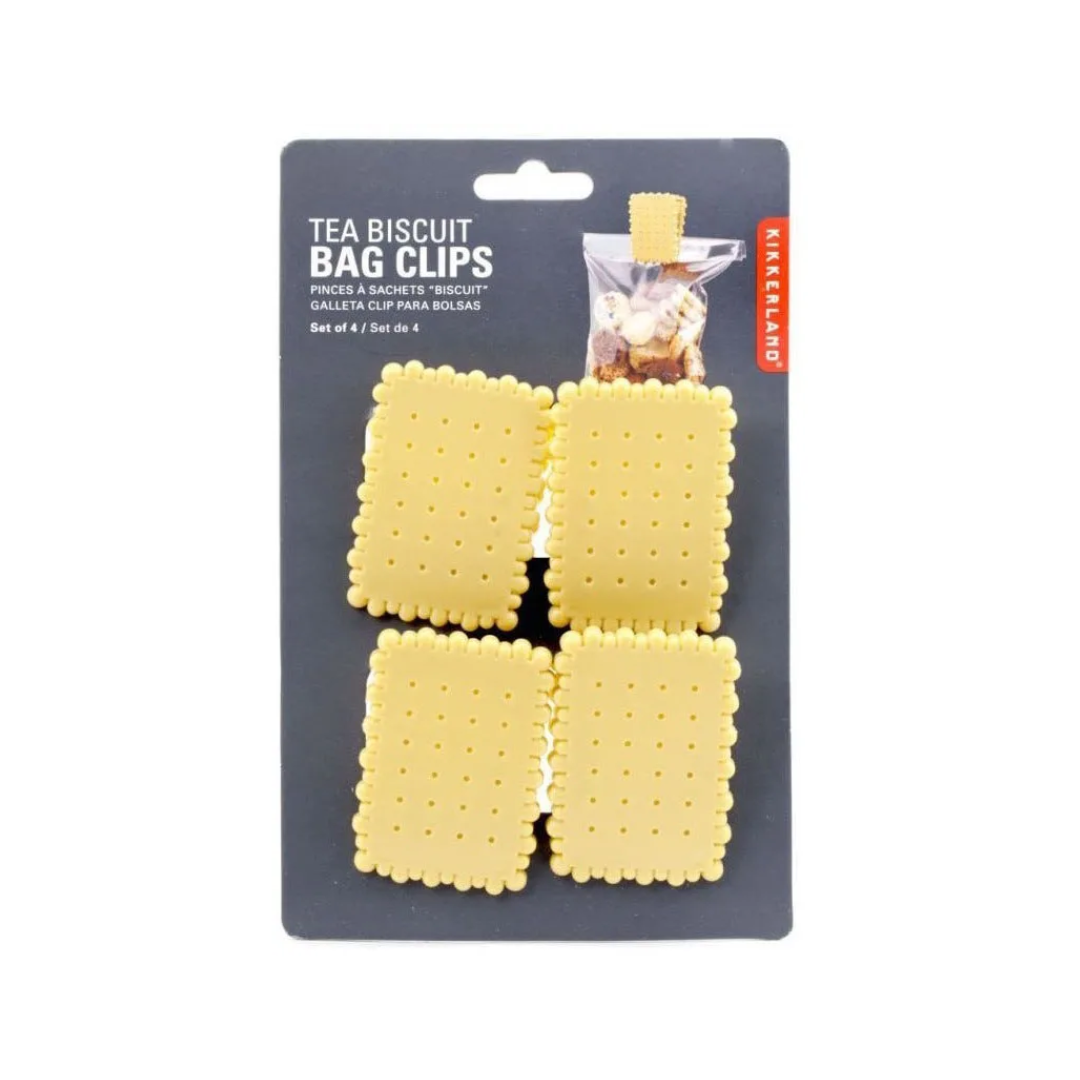 Bag Clips Set of 4 | Biscuit