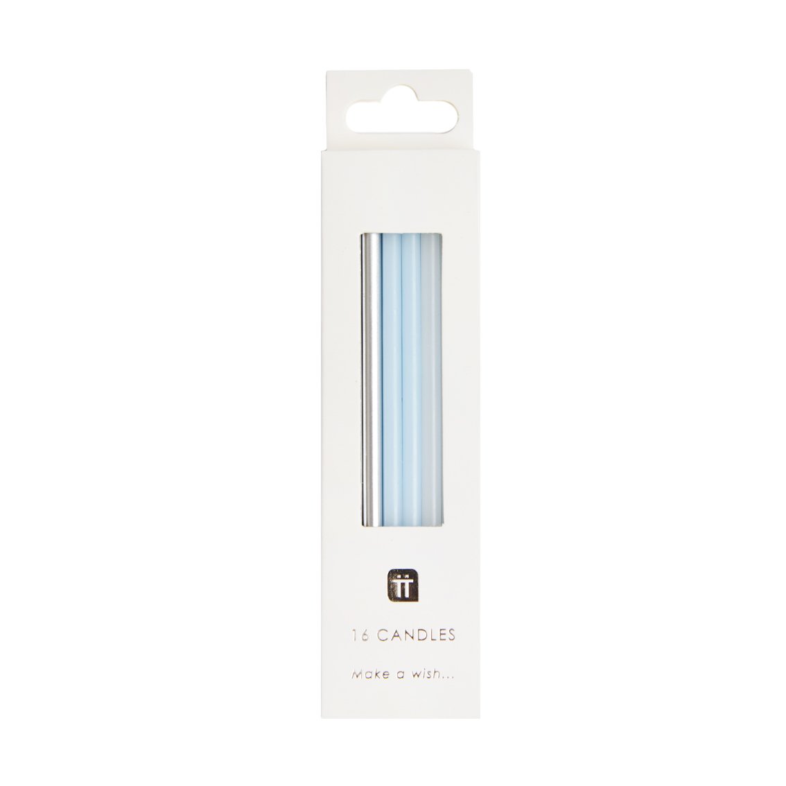 Blue Candles Pack of 16