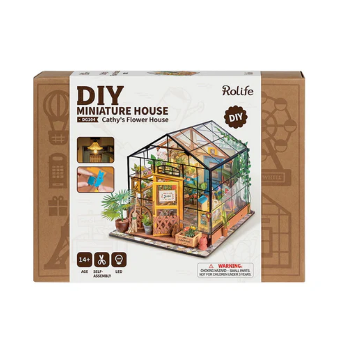 Wooden 3D Puzzle | Cathy's Flower House