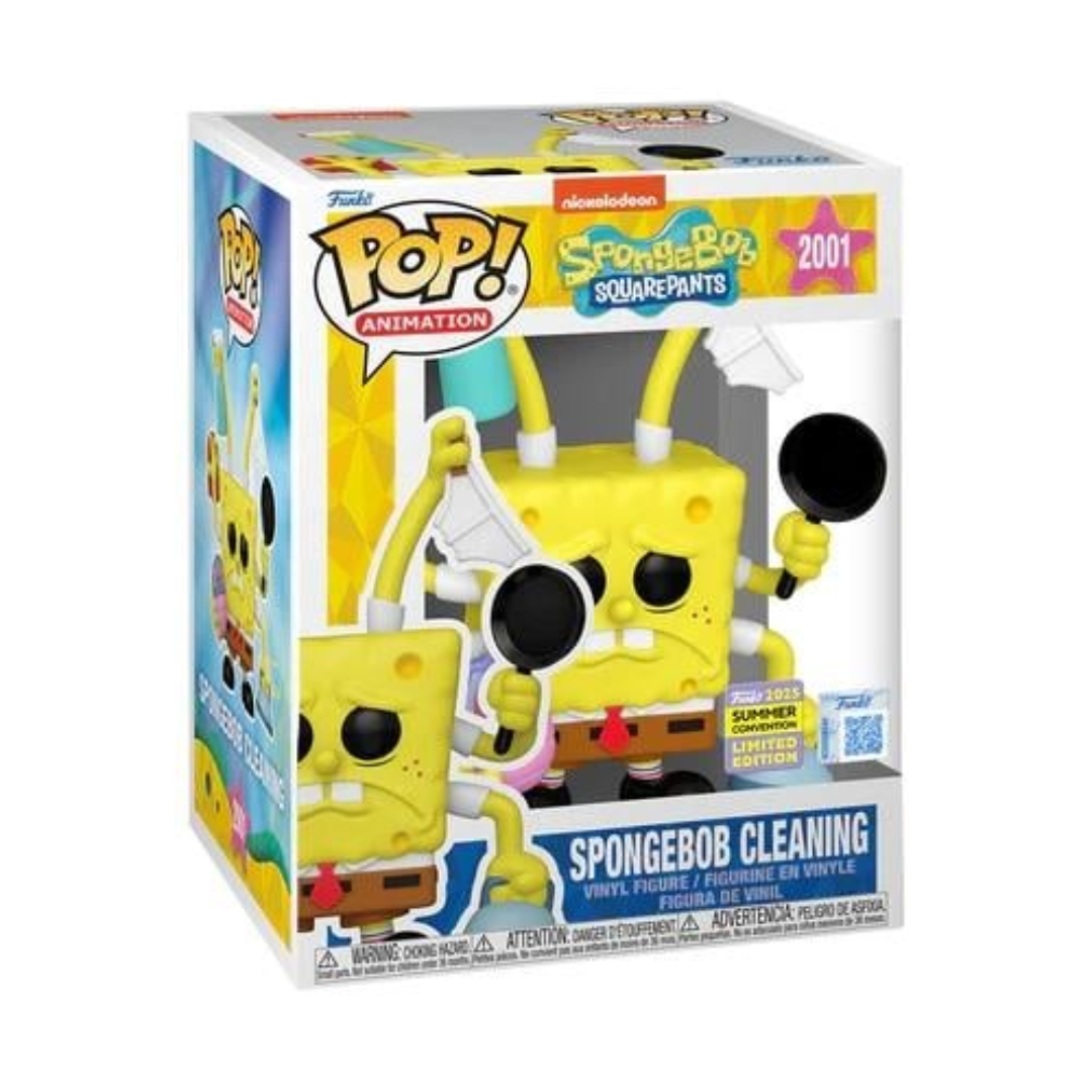 Spongebob Squarepants Funko Pop Premium | Cleaning Spongebob