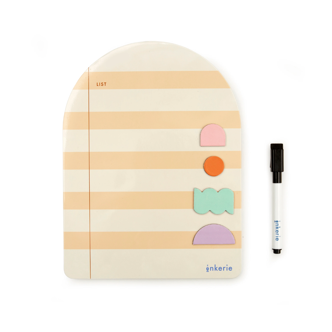 Magnetic Dry-Erase Memo Board | Orange