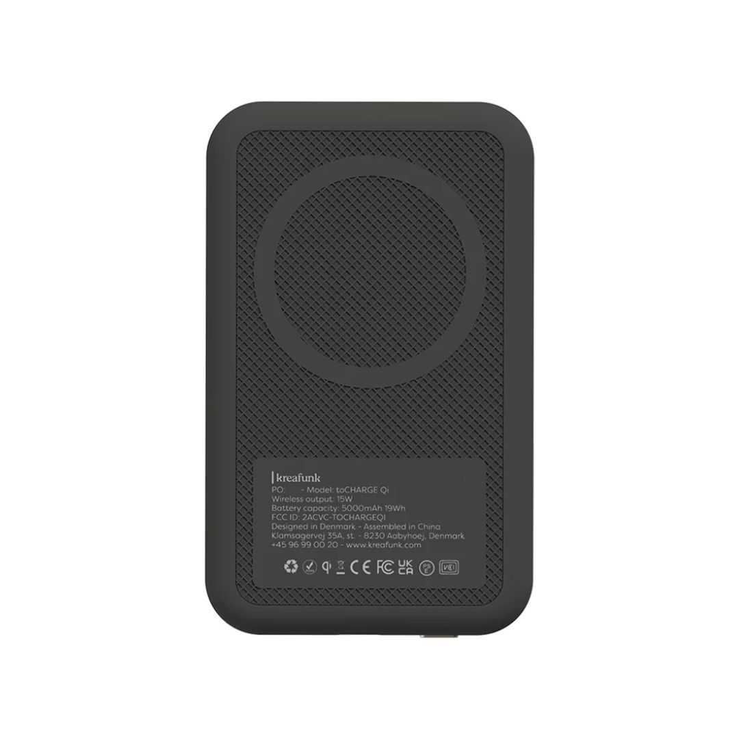 toCHARGE QI Power Bank | Black