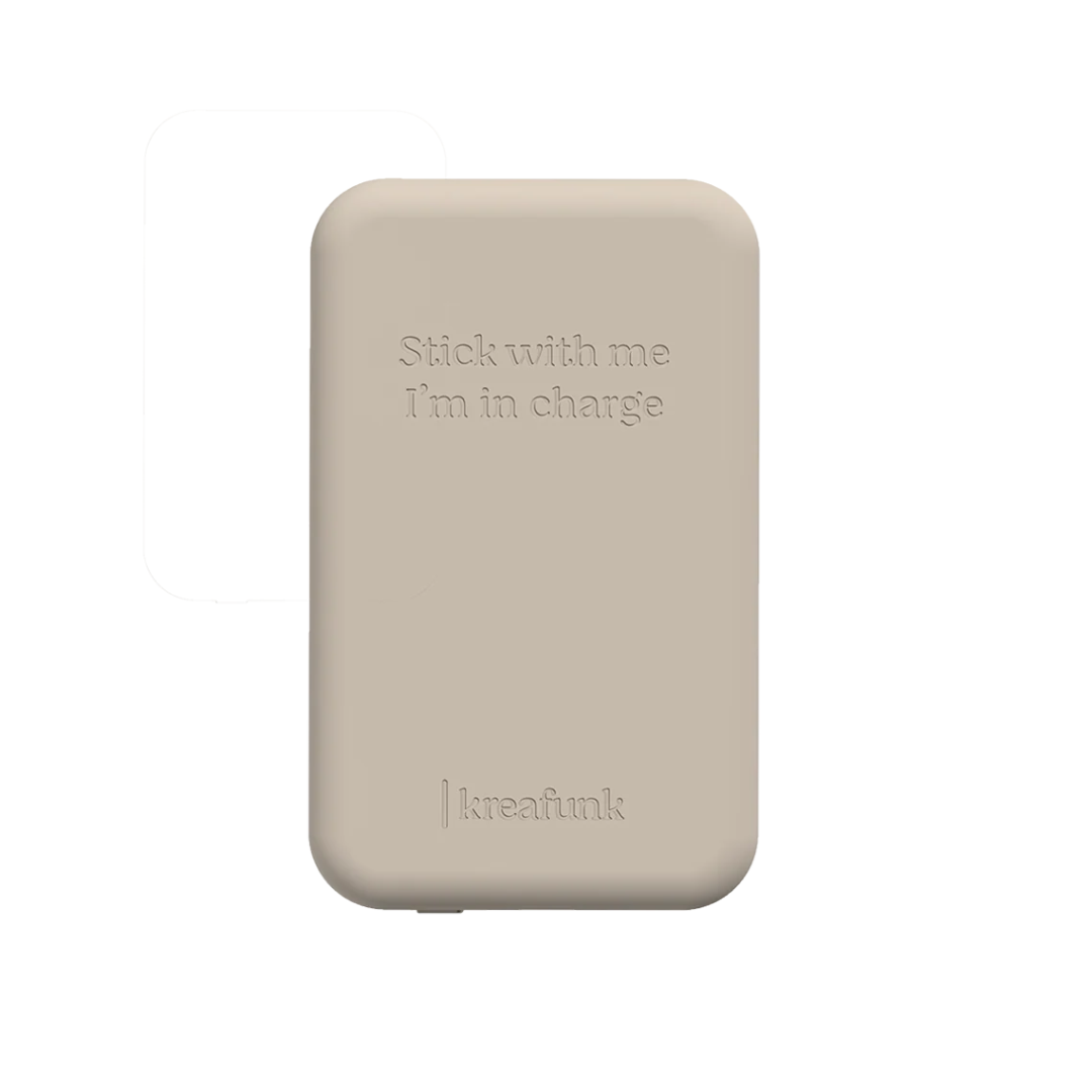 toCHARGE QI Power Bank | Ivory Sand
