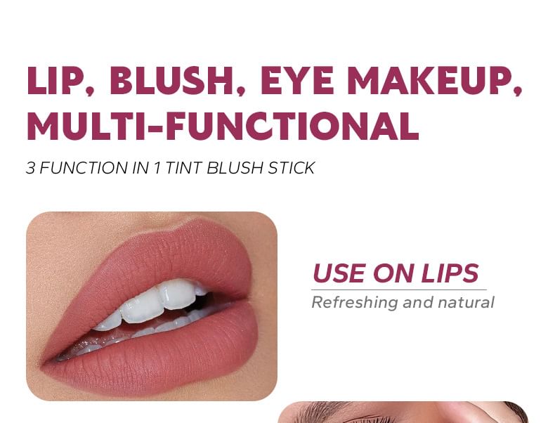 BEAUTY GLAZED Jelly Tint Blush Stick 101