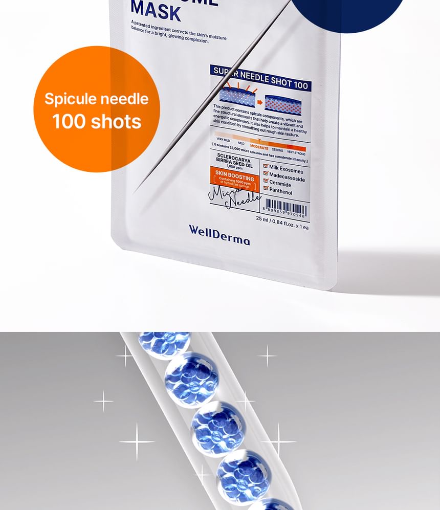 WellDerma Needle Exosome Mask Pack