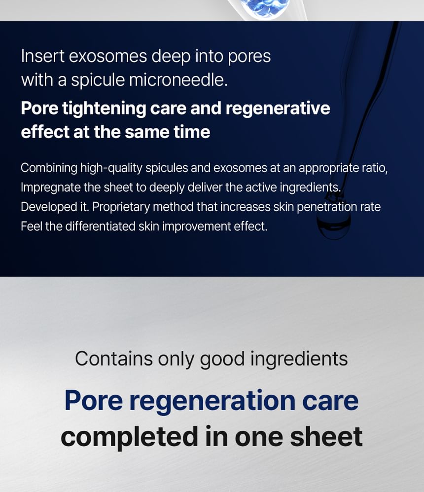 WellDerma Needle Exosome Mask Pack