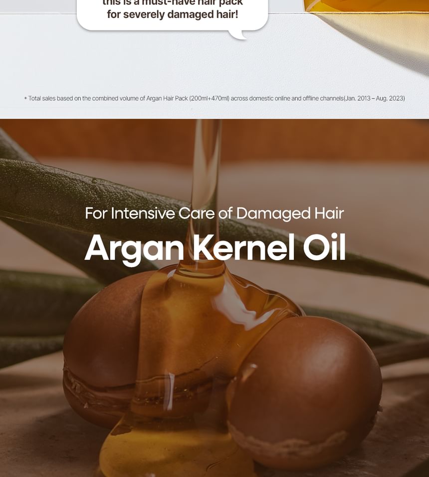 NATURE REPUBLIC Argan Essential Deep Care Hair Pack