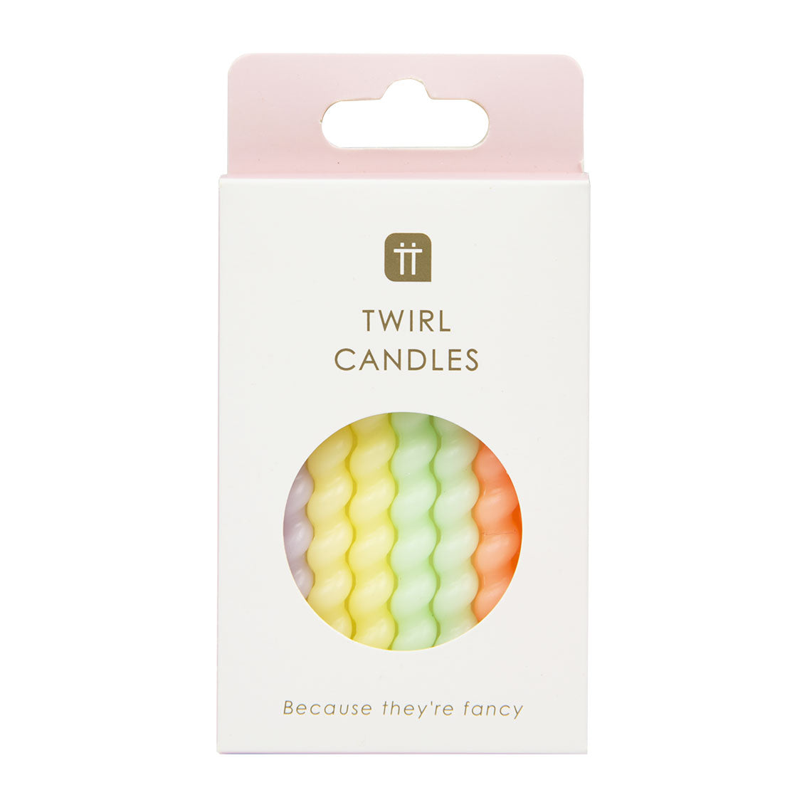 Twirl Candles Pack of 8