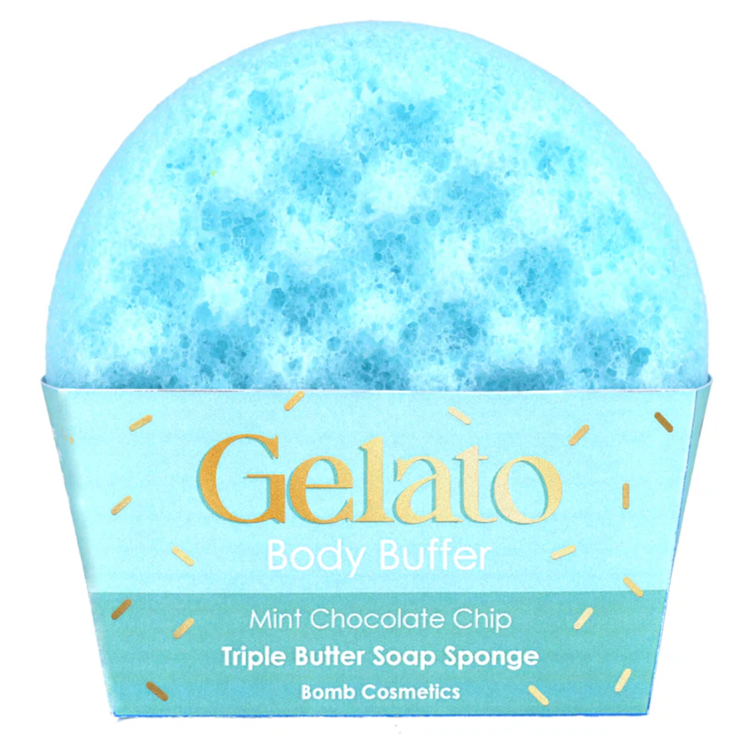 Gelato Body Buffer Sponge | Mint Choc Chip