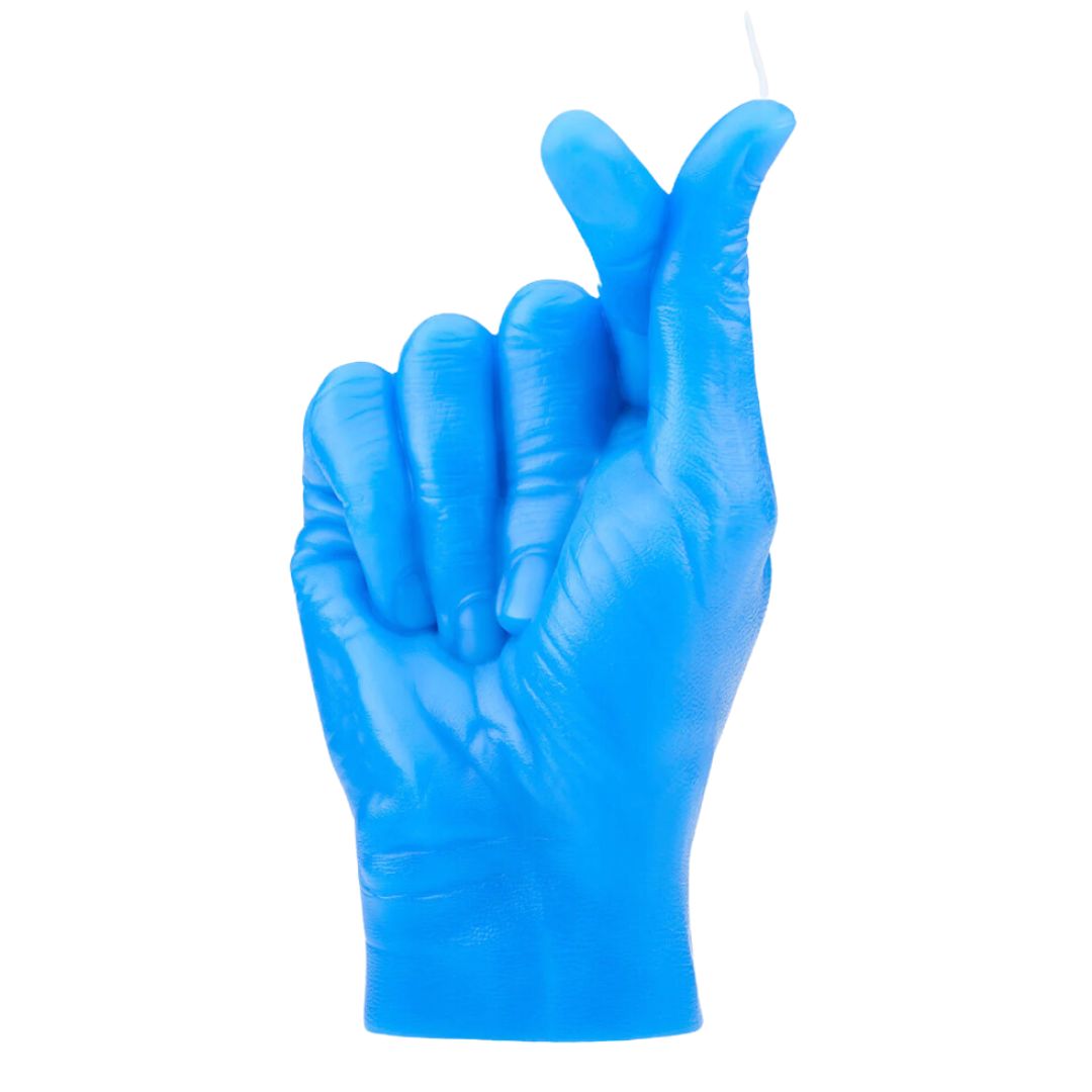 Candle Hand Love | Blue