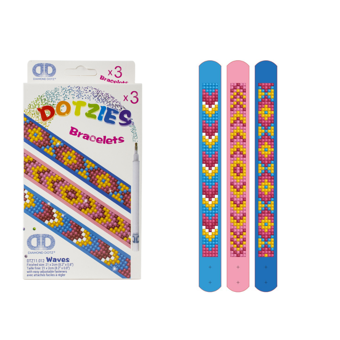 Dotzies 3 Bracelets Multi Pack Waves