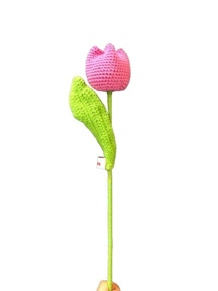 Handmade Rose Tulips - Fushia