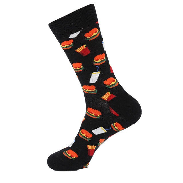 Soxxiez Hamburger Black Socks