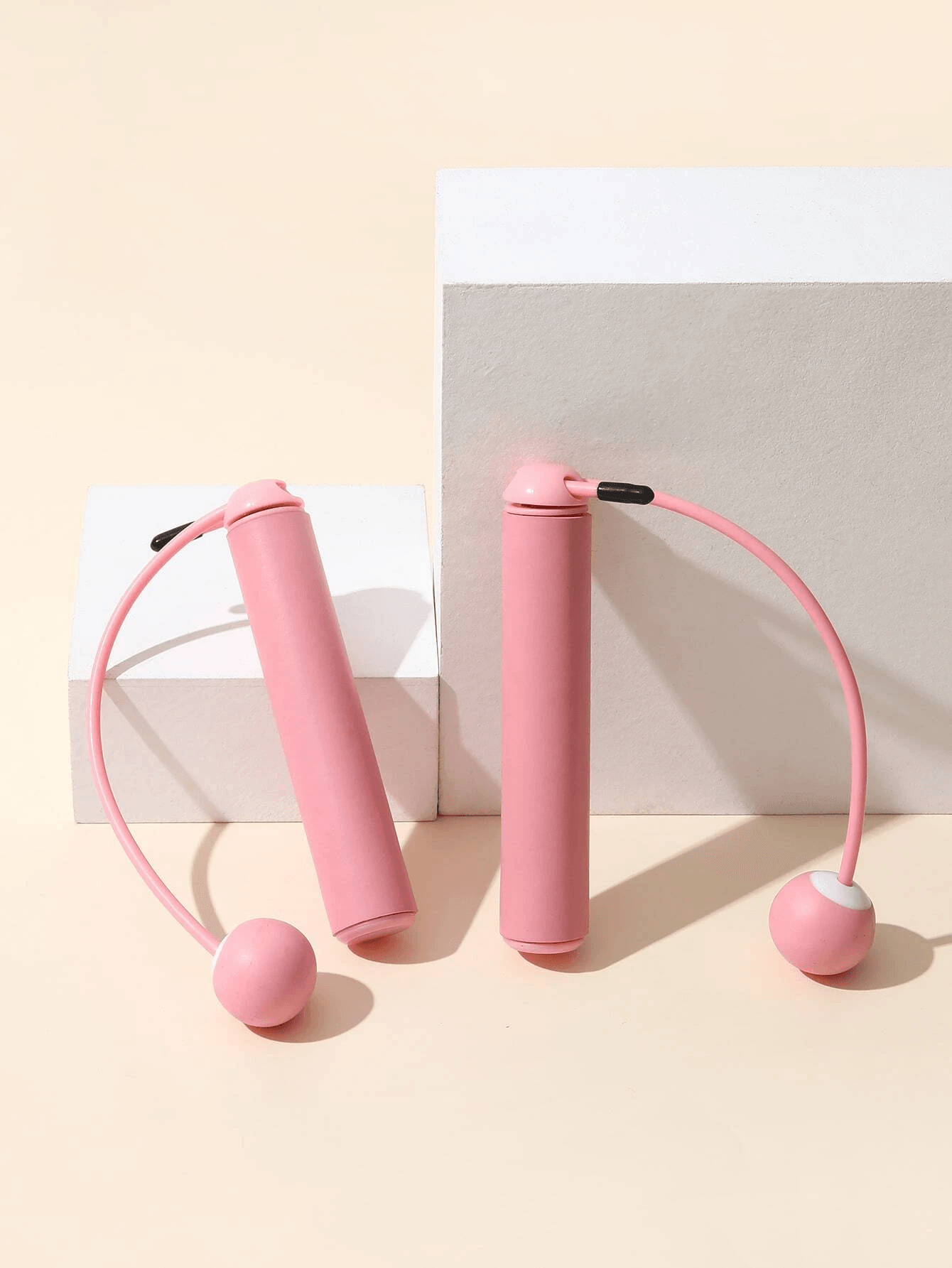 Pink Skipping Rope Weight-Bearing Cordless