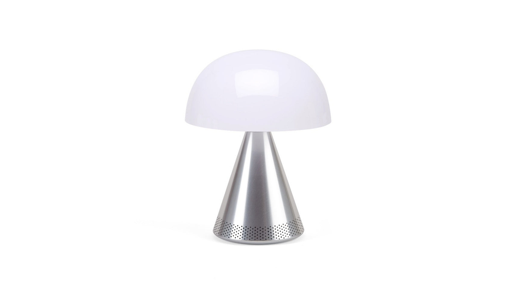 Lamp With Bluetooth Speaker - Silver