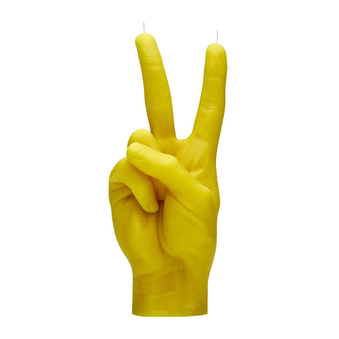 Candle Hand Peace | Yellow