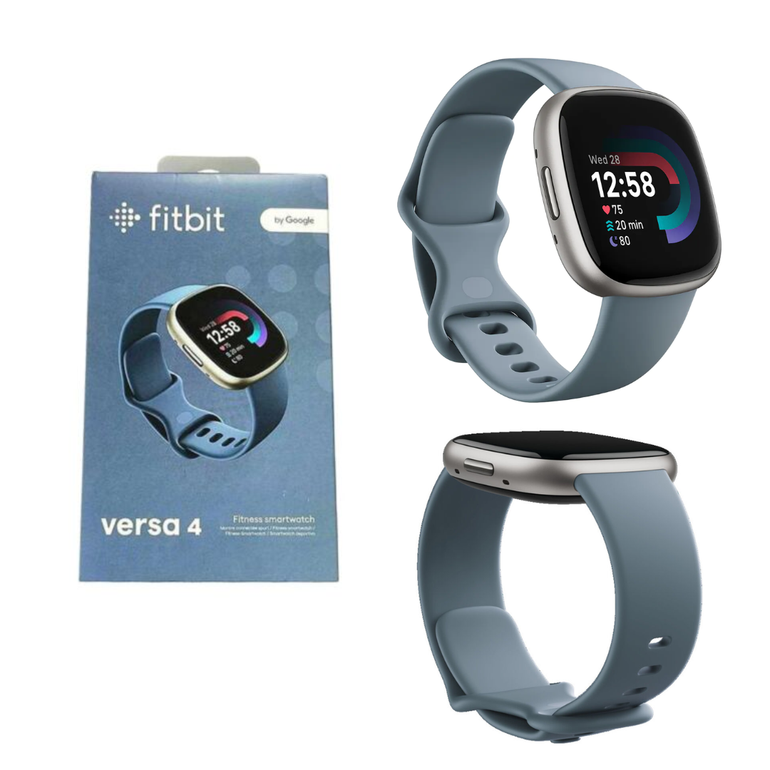Fitbit Fb523Srag Versa 4 Waterfall Blue/Platinum