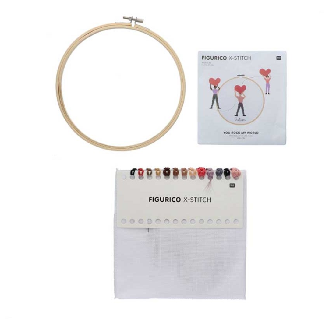 Embroidery Kit | Figurico You Rock My World