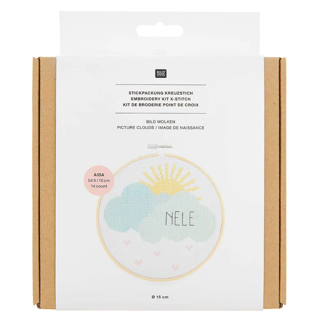 Embroidery Kit | Clouds