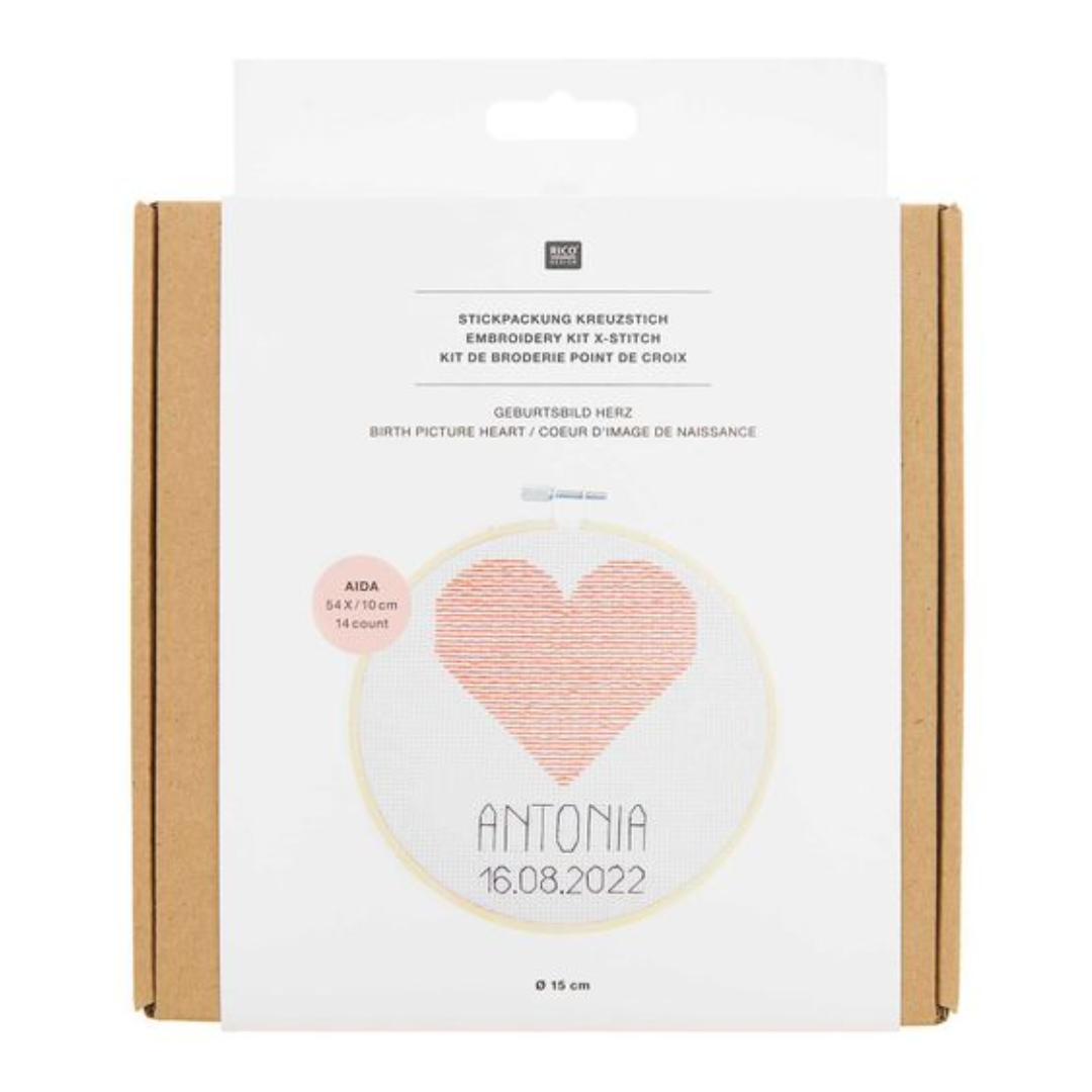 Embroidery Kit | Picture Heart