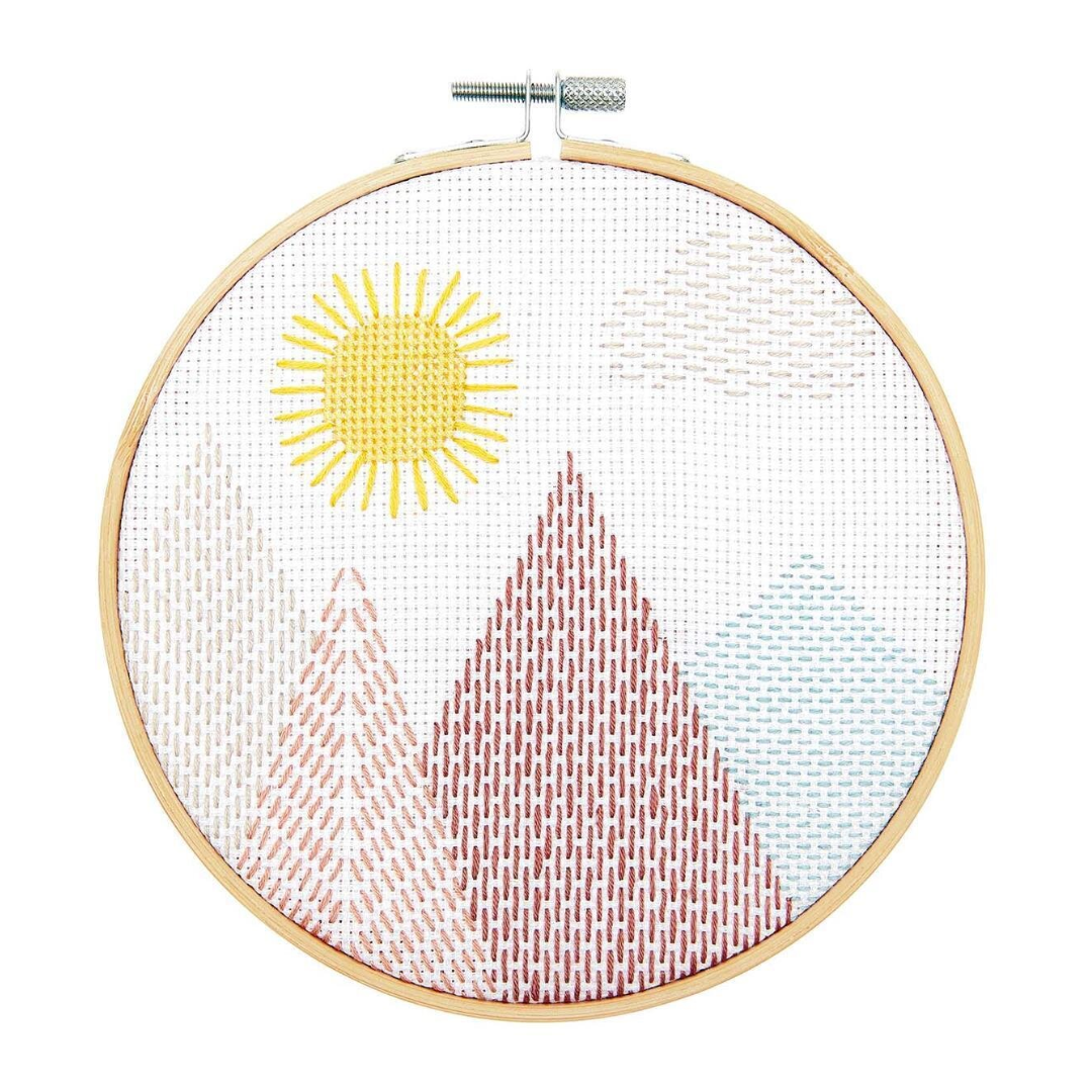 Embroidery Kit | Sashiko Landscape