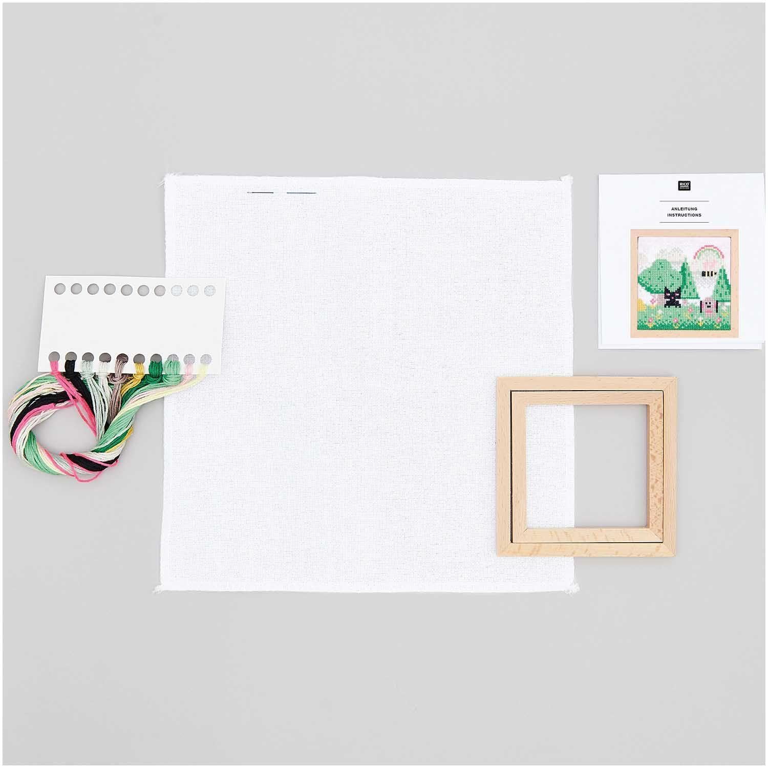 Embroidery Kit | Pixel Art Landscape