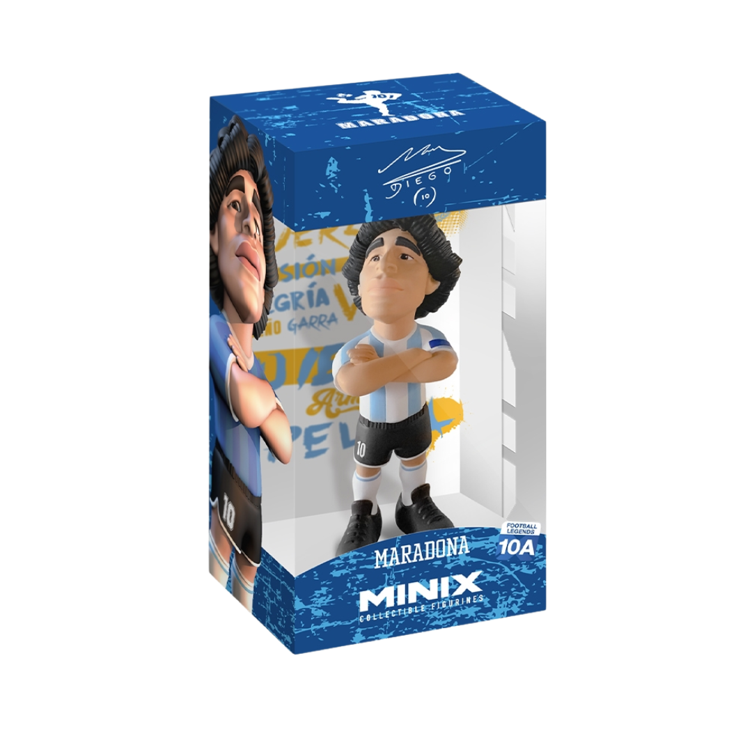 Minix Maradona Figurine | Sky Blue And White