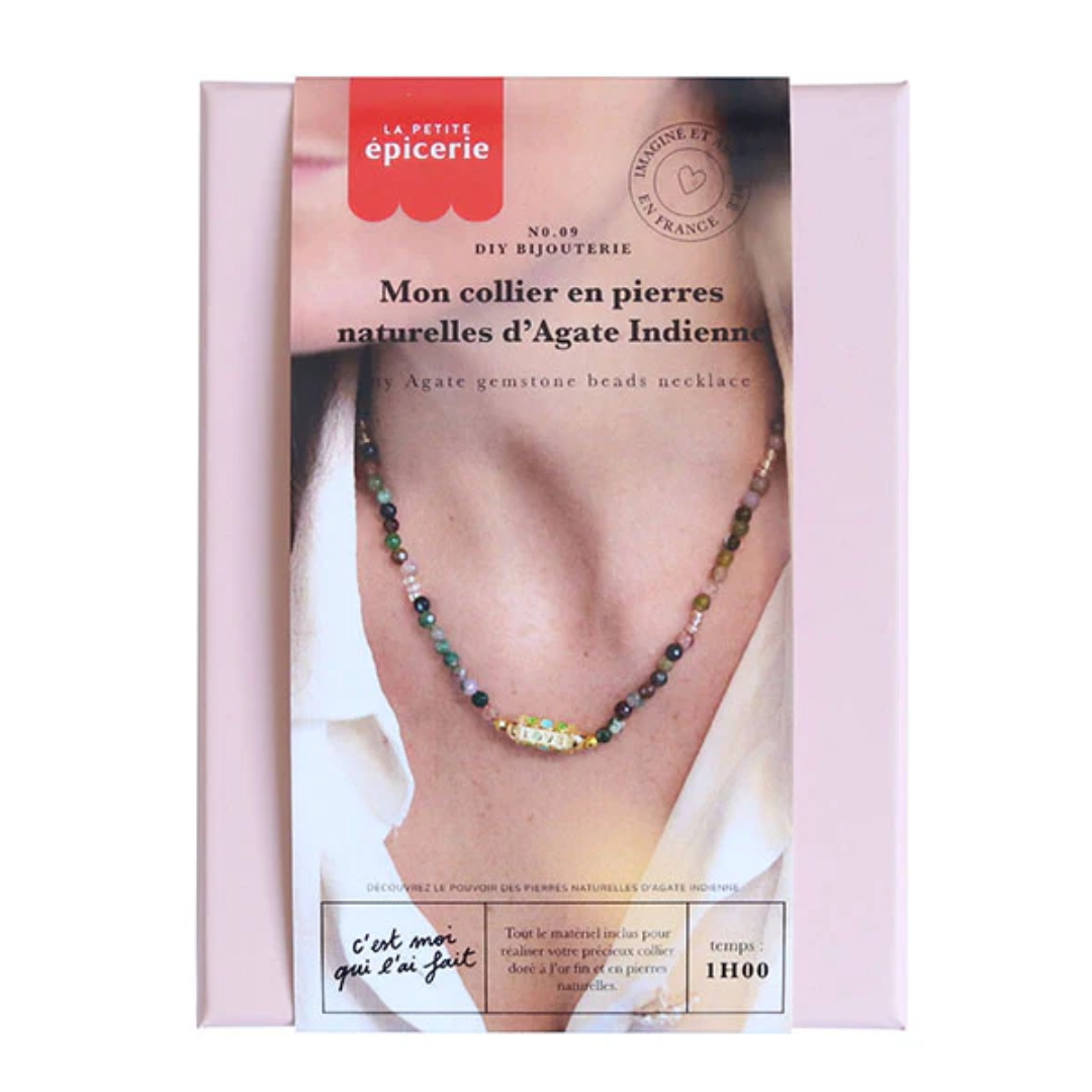DIY Jewelry Kit | Indian Agate Stones