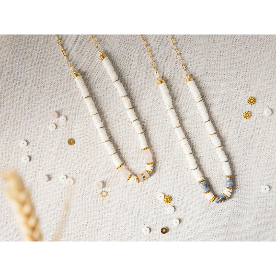 DIY Jewelry Kit | Heishi Quartz