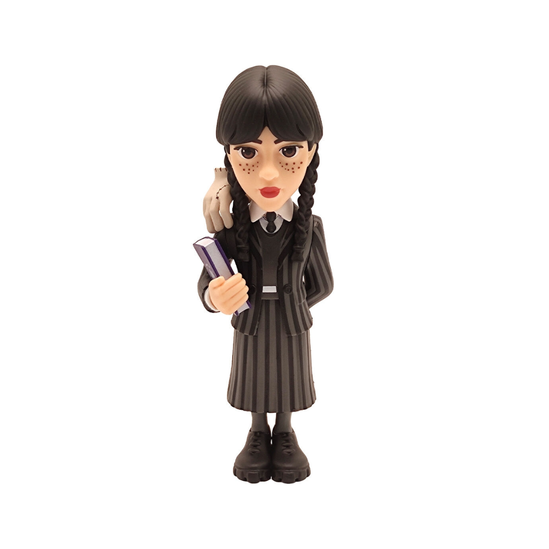 Minix Wednesday Adams Figurine | Wednesday With Thing