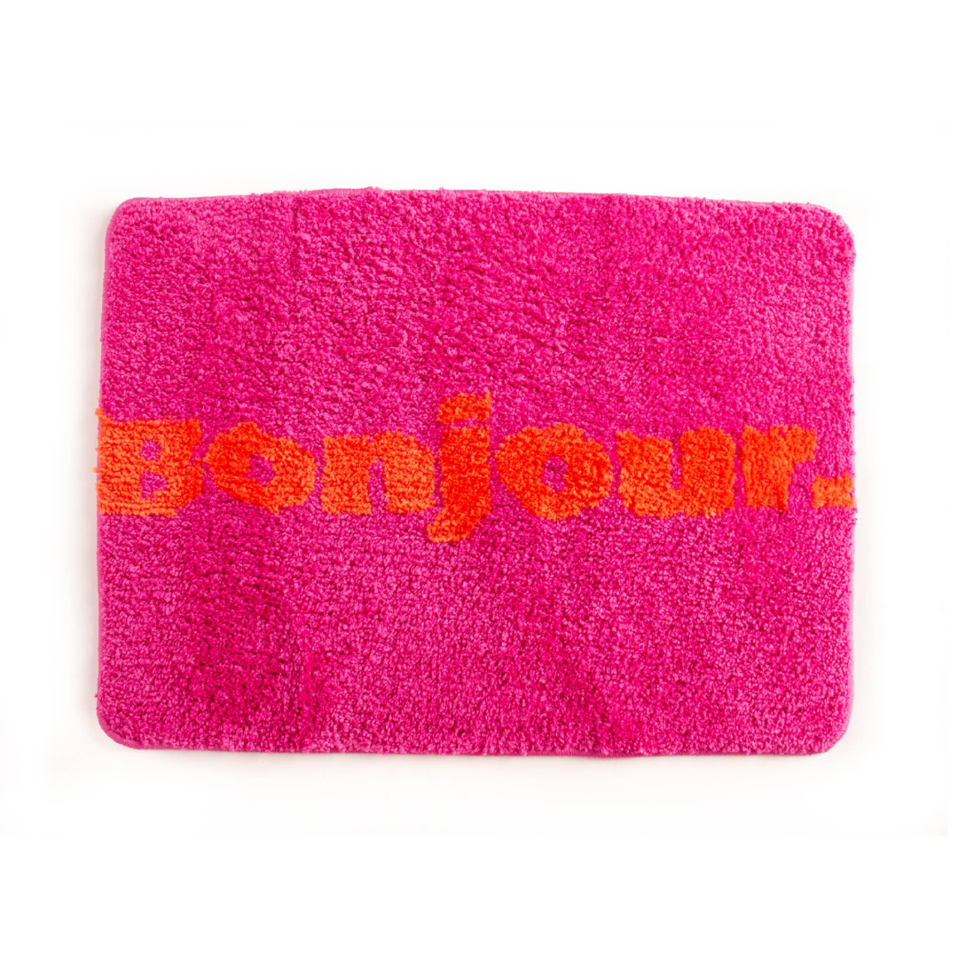 Bath Mat | Pink Bonjour