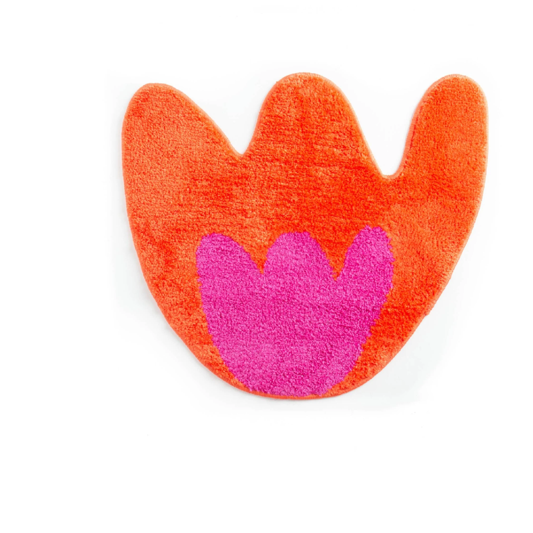 Bath Mat | Pink Tulip
