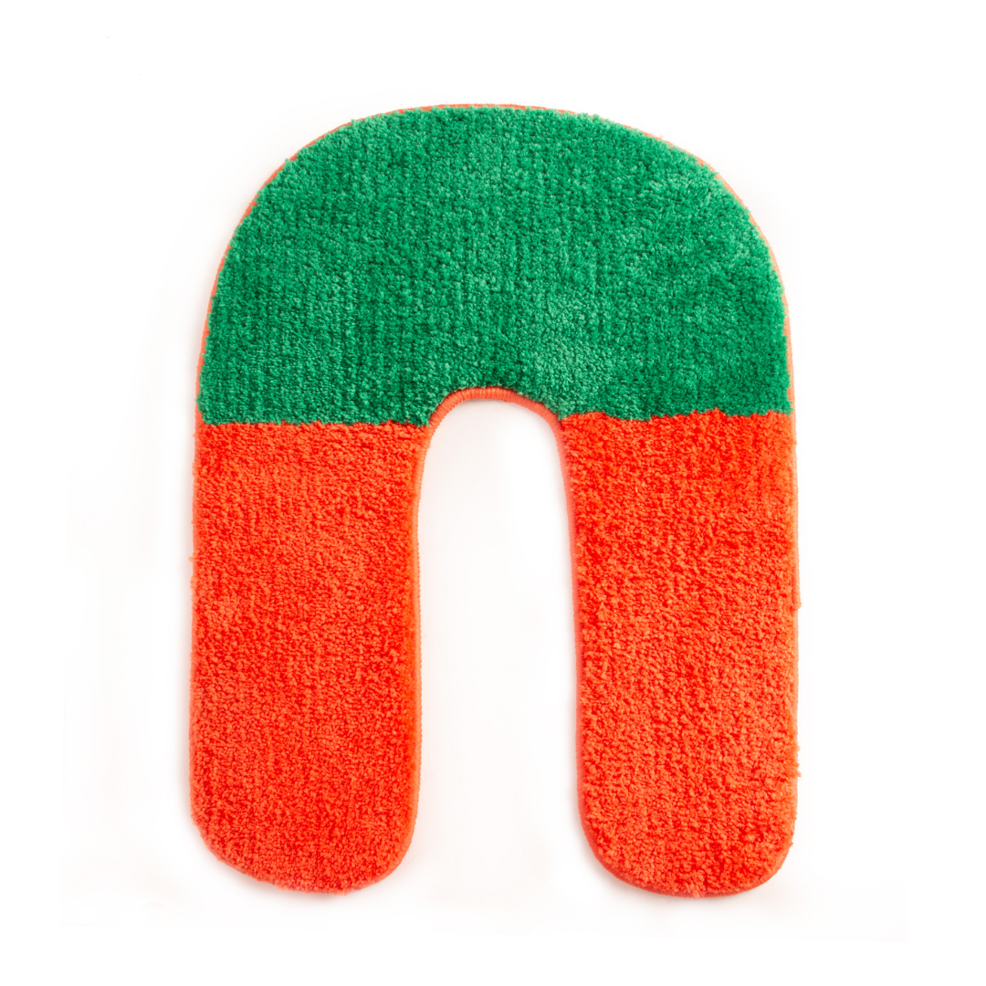 Bath Mat | Orange "U"