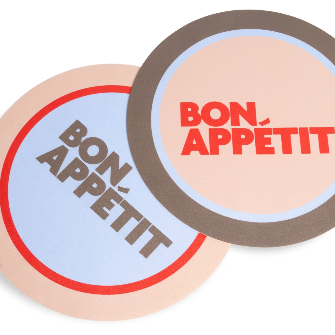 Placemats Pack of 2 | Bon Appetit