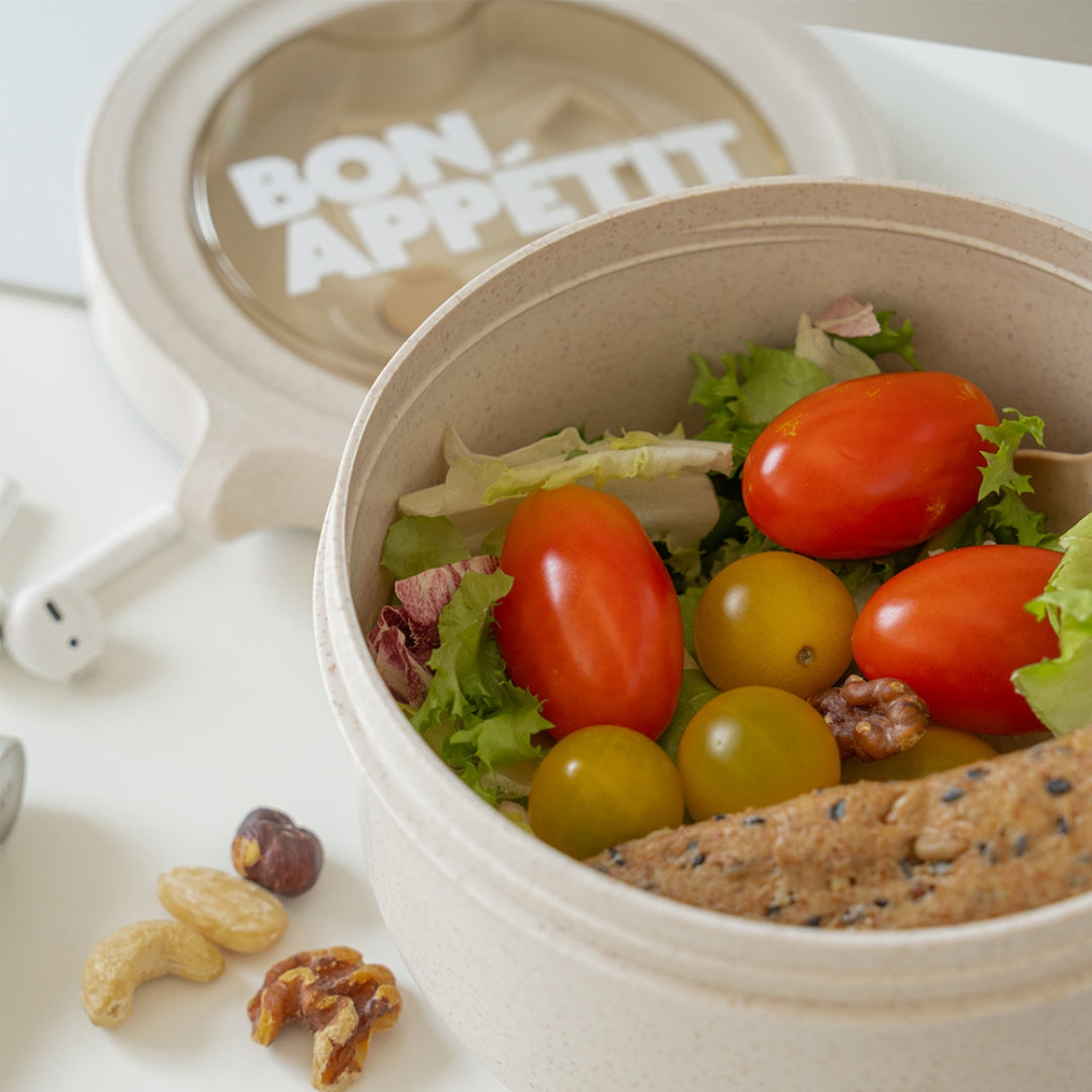 Bon Appetit Lunch Box | Beige