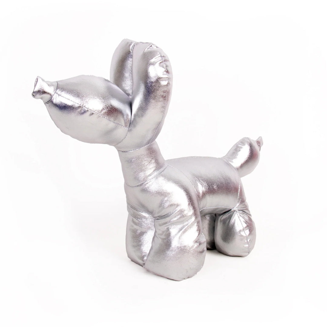 Balloon Dog Doorstop | Silver