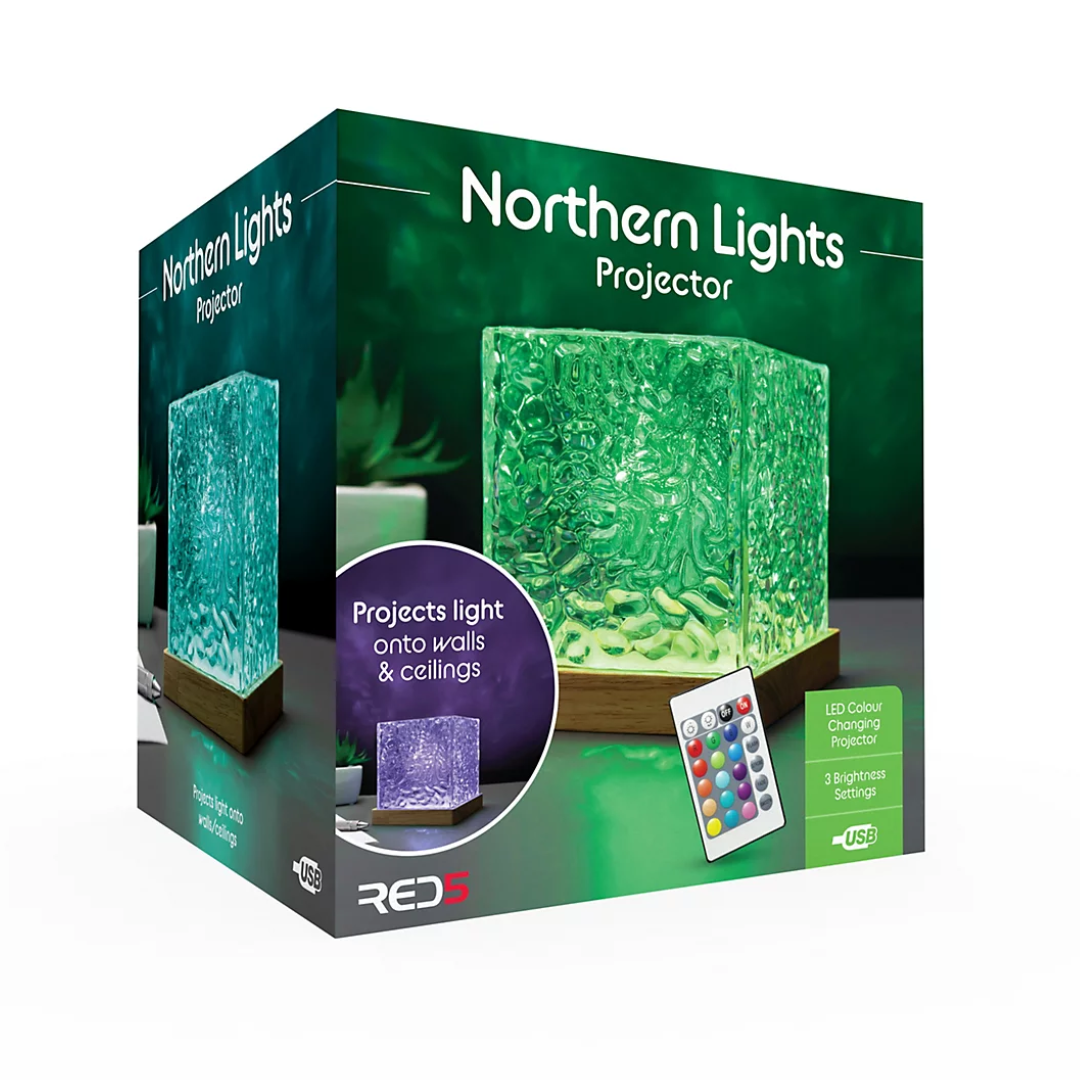 Northern Light Projector Cube Lamp
