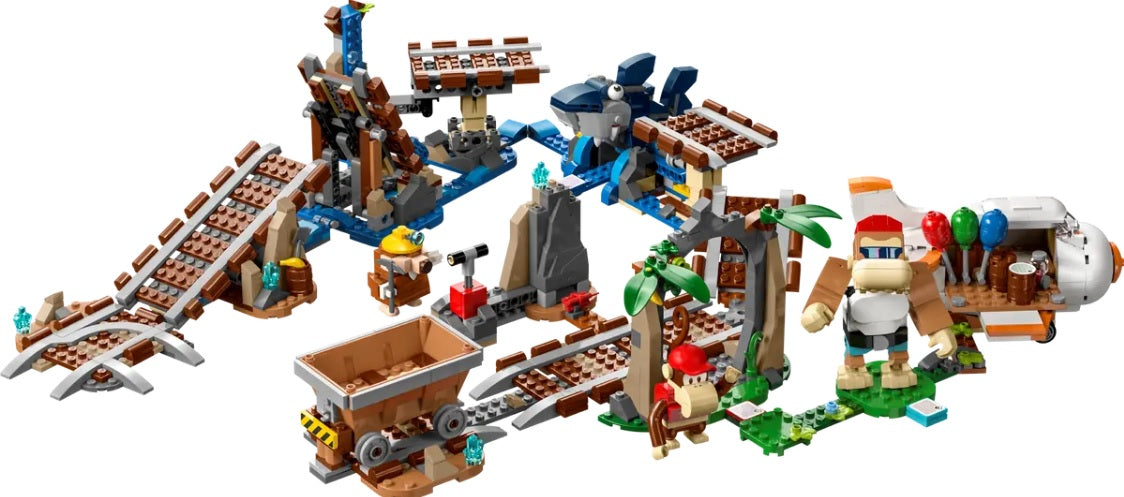 Lego - Super Mario Diddy Kong's Mine Cart Ride