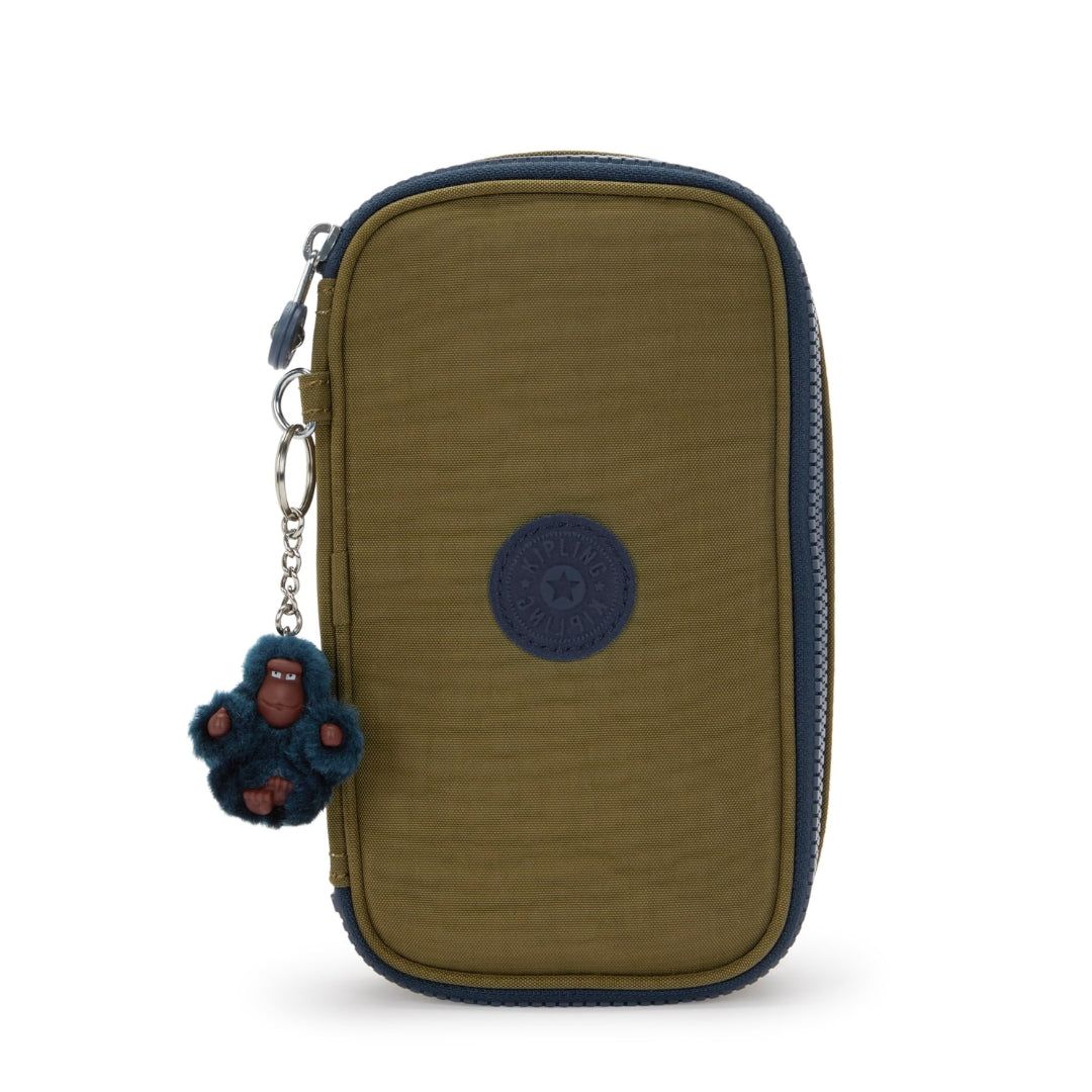 Kipling 50 Pens Pencil Case | Treasure Green