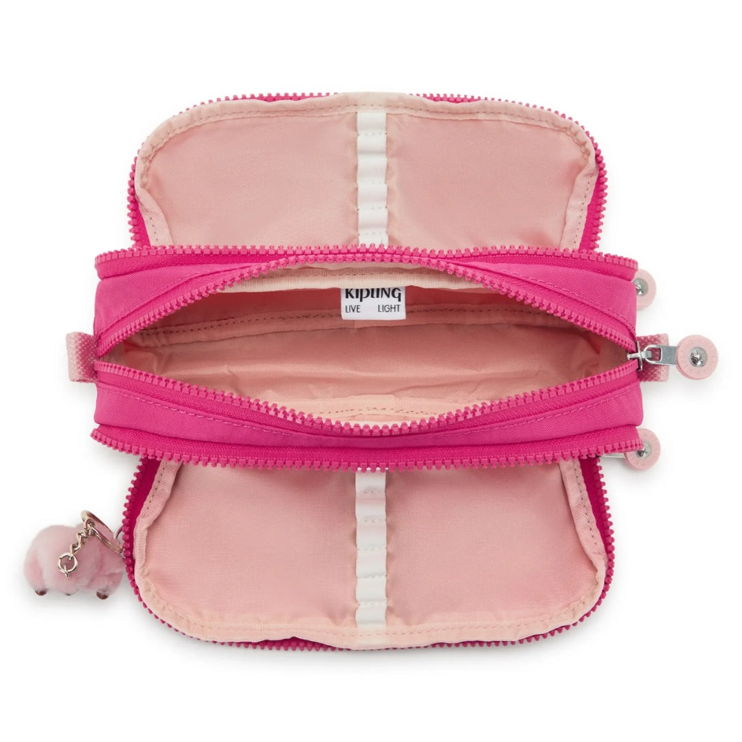Kipling Gitroy Pencase Medium | Intense Rose